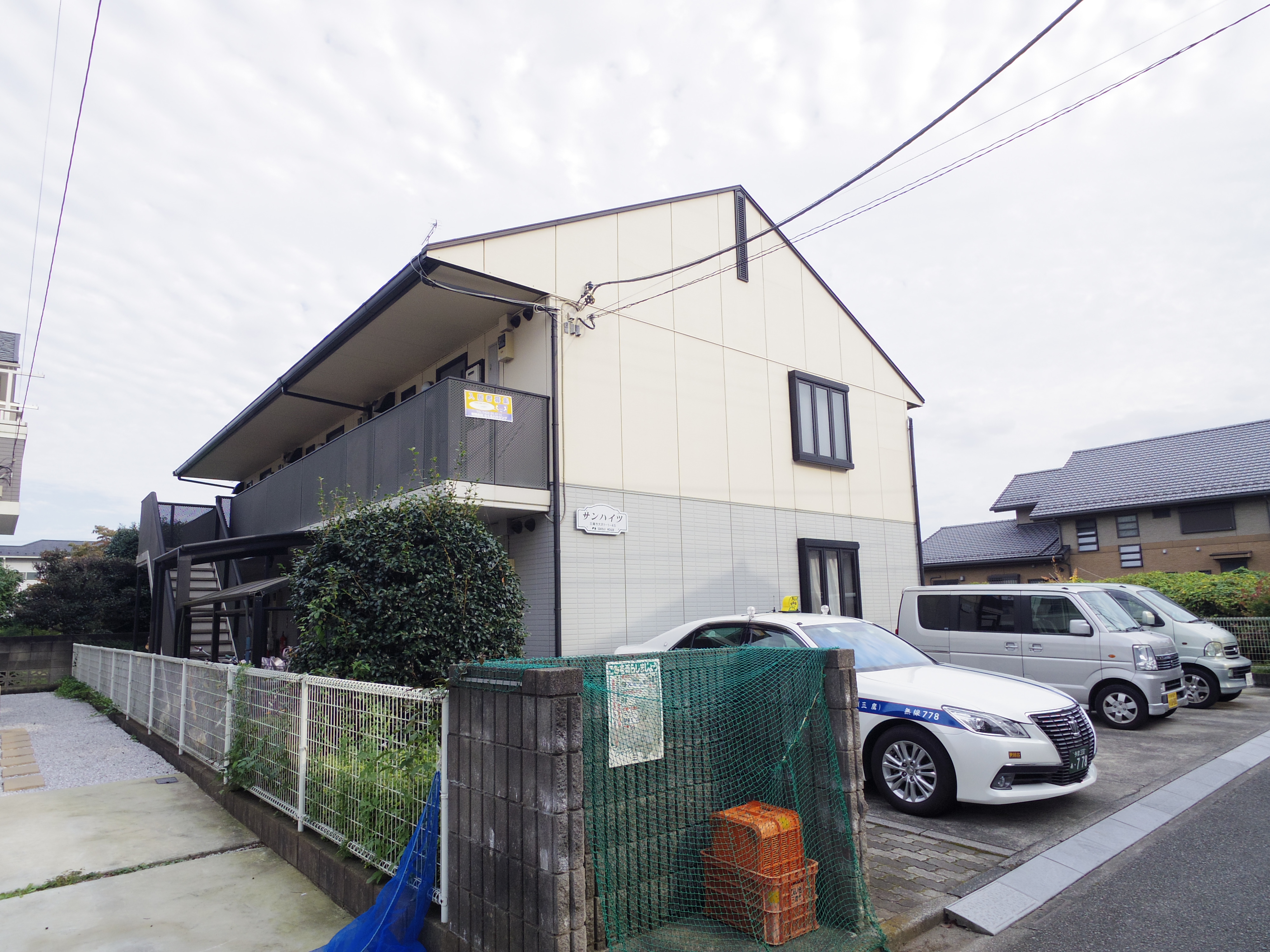 サンハイツ 三鷹市大沢1丁目の賃貸アパート JR中央線 武蔵境バス13分大沢台小学校下車 徒歩5分の2DK賃貸アパート 三鷹の賃貸のことならシャーメゾンショップさくらハウジング